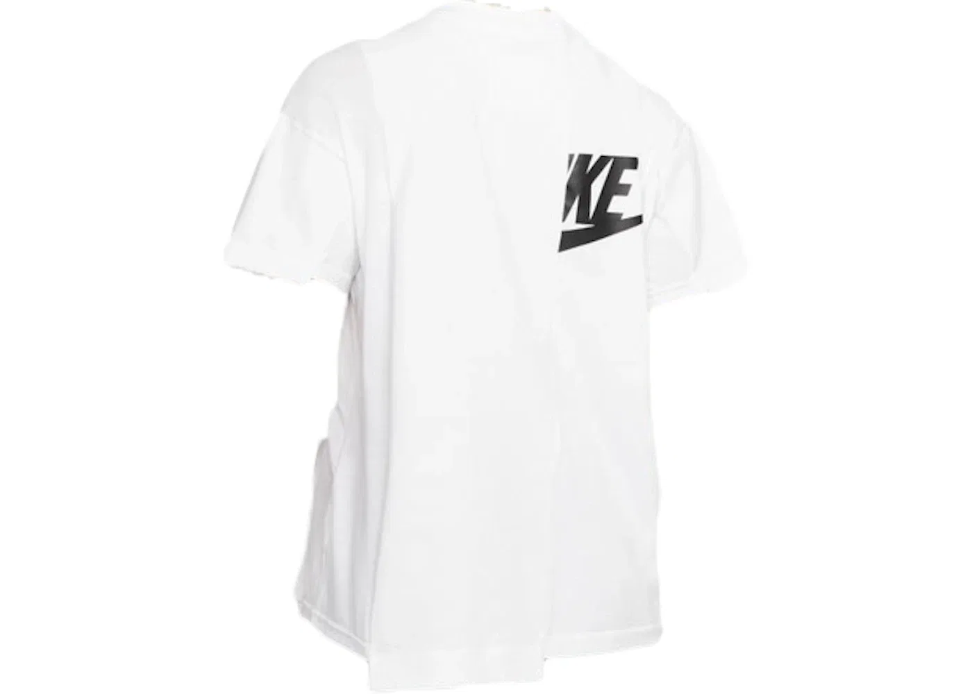 Женская футболка с длинным рукавом Nike x Sacai Tee, White/Grey — фото 2