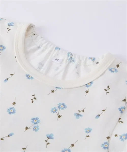 Детская пижама с коротким рукавом из хлопка QUNTSTYLE, Blue — фото 4