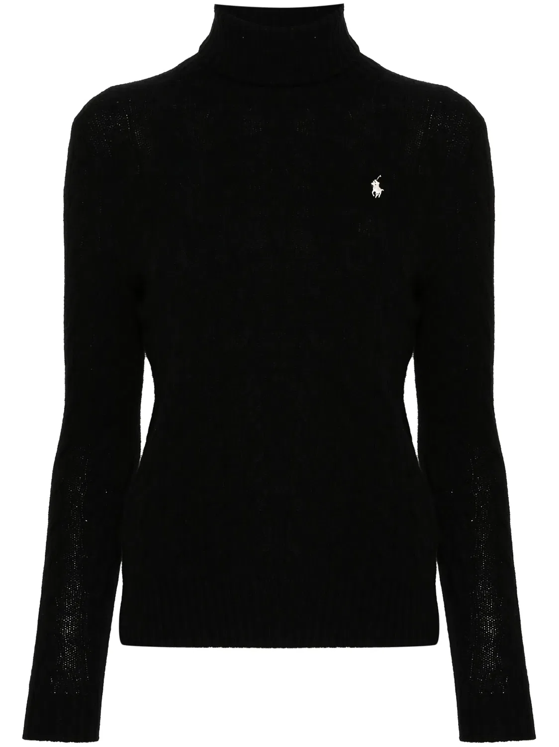 Джемпер с вышивкой Pony Polo Ralph Lauren, черный