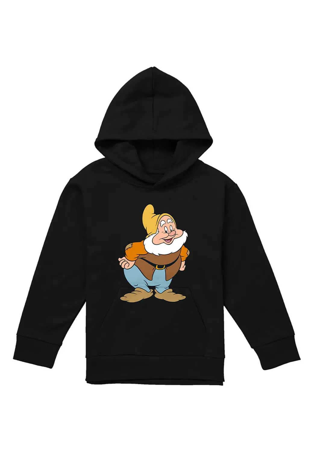 Детский худи с принтом Happy Youth Kids Pull-Over Snow White, Black