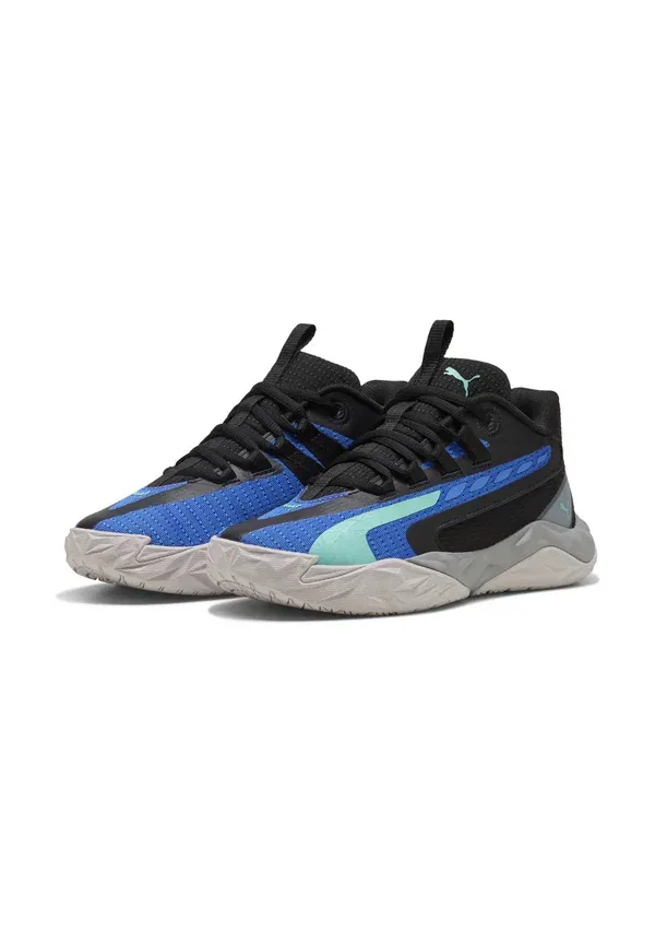 Кроссовки баскетбольные Dagger 2 Mid Puma Blackmazing, Aquatic, черный — фото 2