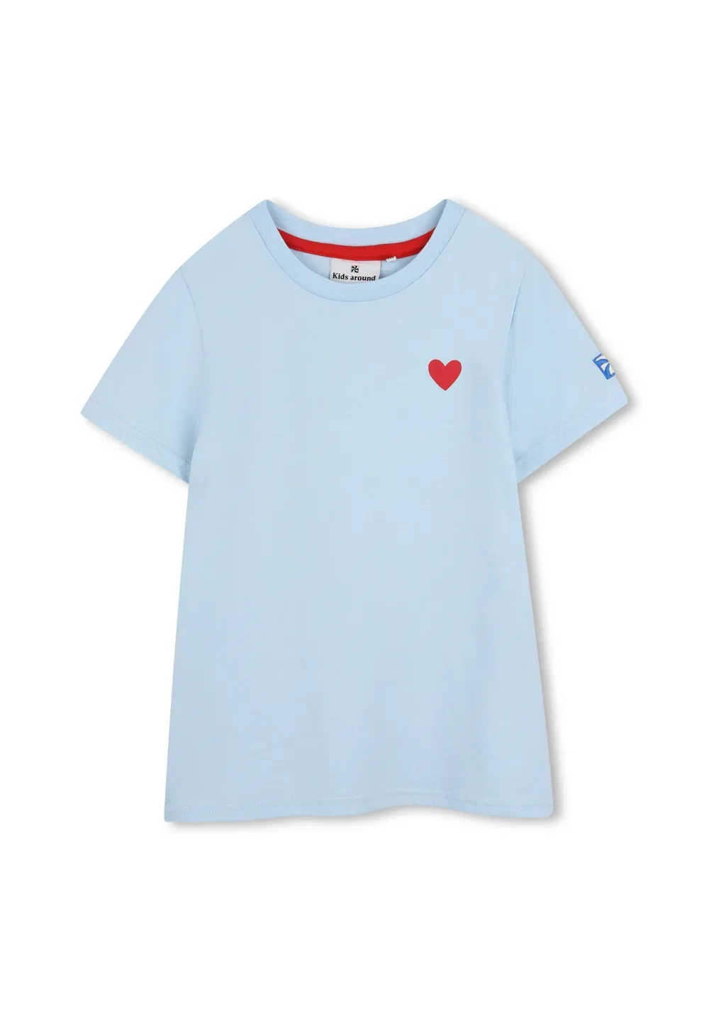 Футболка с короткими рукавами - футболка с принтом Kids Around, Pale Blue