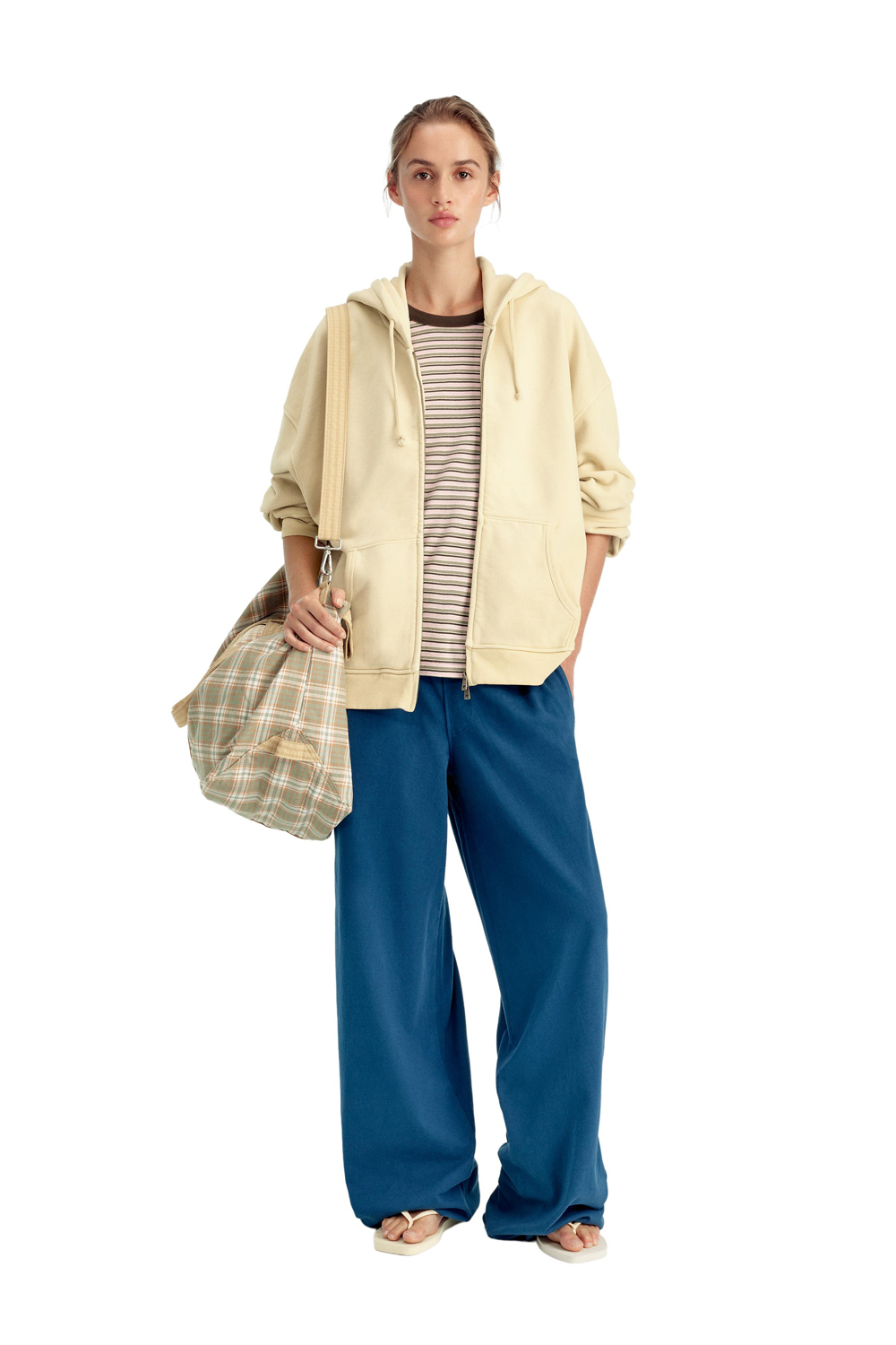 Футболка Zara Benito Antonio Collection Striped Cropped Fit, розовый — фото 4