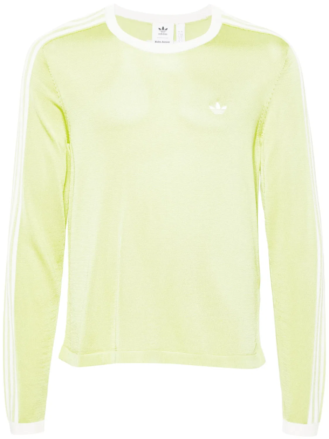 Топ из тонкой вязки Wales Bonner Adidas, светло-зеленый