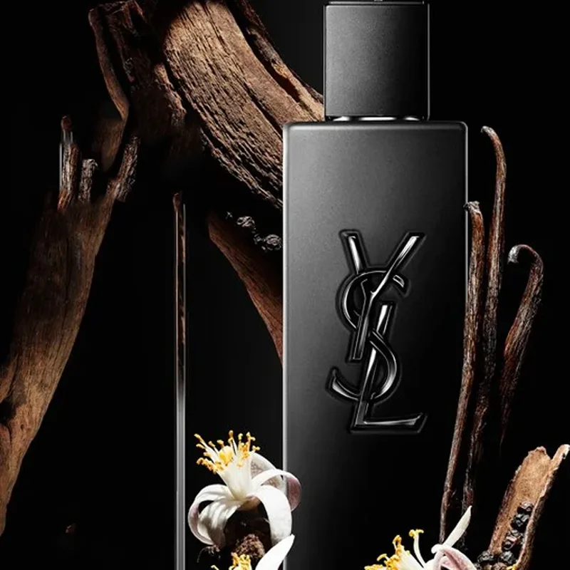 SAINT LAURENT Набор мужского парфюма Unrestrained, ограниченная серия Collided Logo в деревянном флаконе, Two-Piece Set: Wild at Heart 40ml Perfume+Wild at Heart 10ml Sample — фото 3