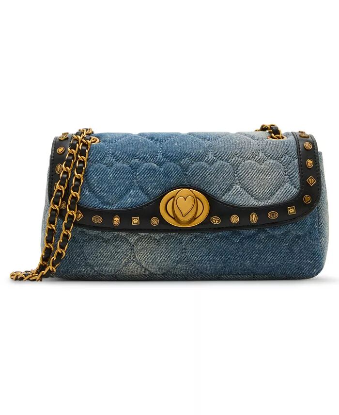 

Маленькая сумка через плечо Icon Hearts Flap Betsey Johnson, черный