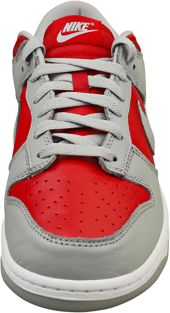 Мужские скейтбордистские кроссовки Nike Dunk Low Retro, белый/красный/серебряный — фото 3