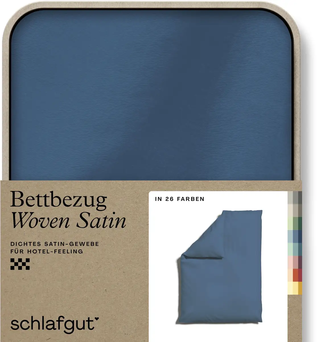 

Пододеяльник Schlafgut, синий