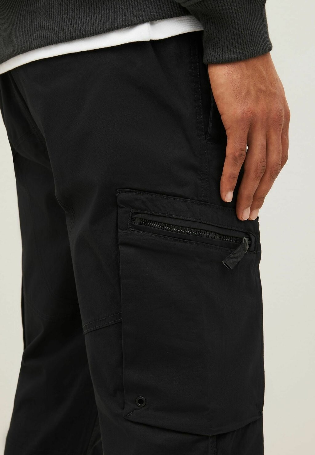 

Брюки с боковыми карманами Slim Fit Stretch Next, черные