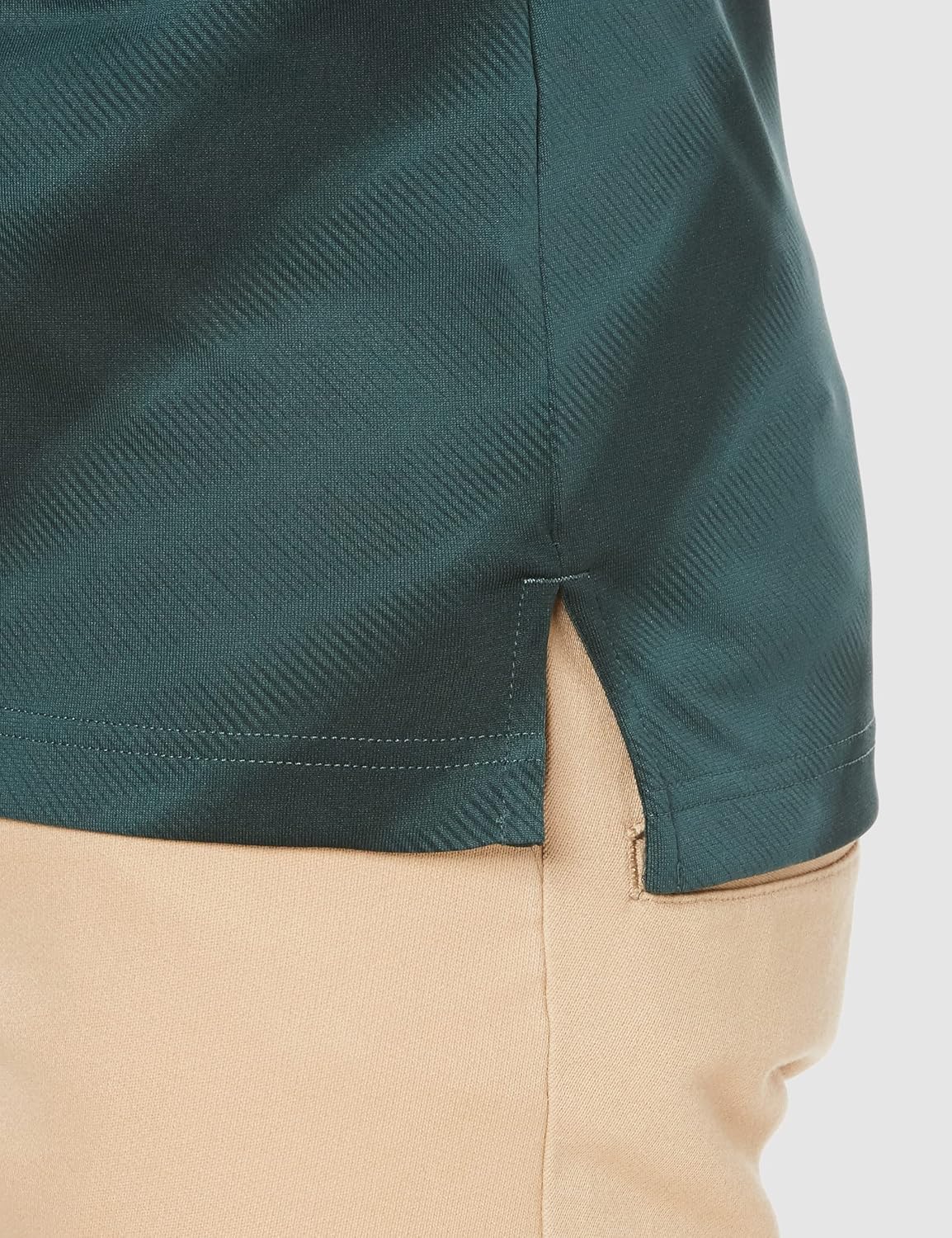 Мужская поло-рубашка adidas Golf HEAT.RDY с градиентным принтом и коротким рукавом, цвет Shadow Green/Mineral Green, зеленый — фото 3