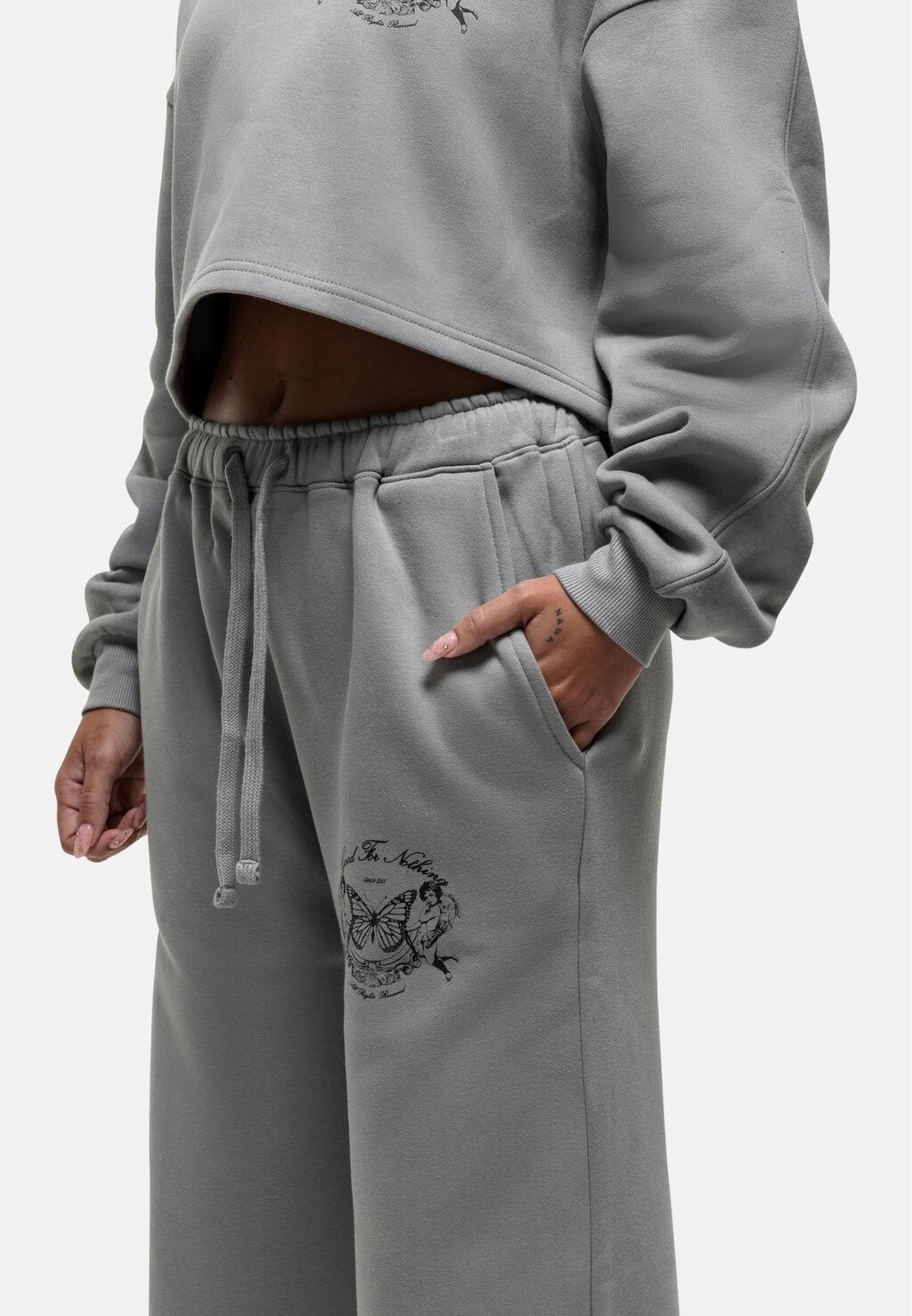 

Спортивные брюки RENAISSANCE PRINT JOGGER Good For Nothing, серый