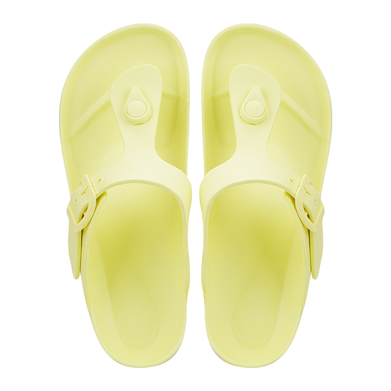 HOTMARZZ EVA нескользящие шлепанцы унисекс желтые, цвет Yellow — фото 4