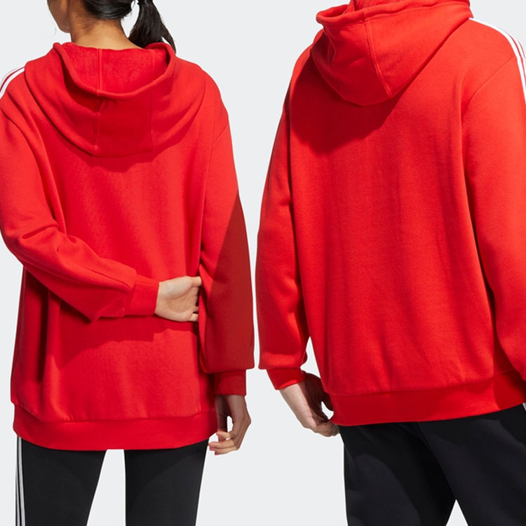 Коллекция в сотрудничестве с Sesame Street Футболка худи унисекс красная Adidas Neo — фото 4