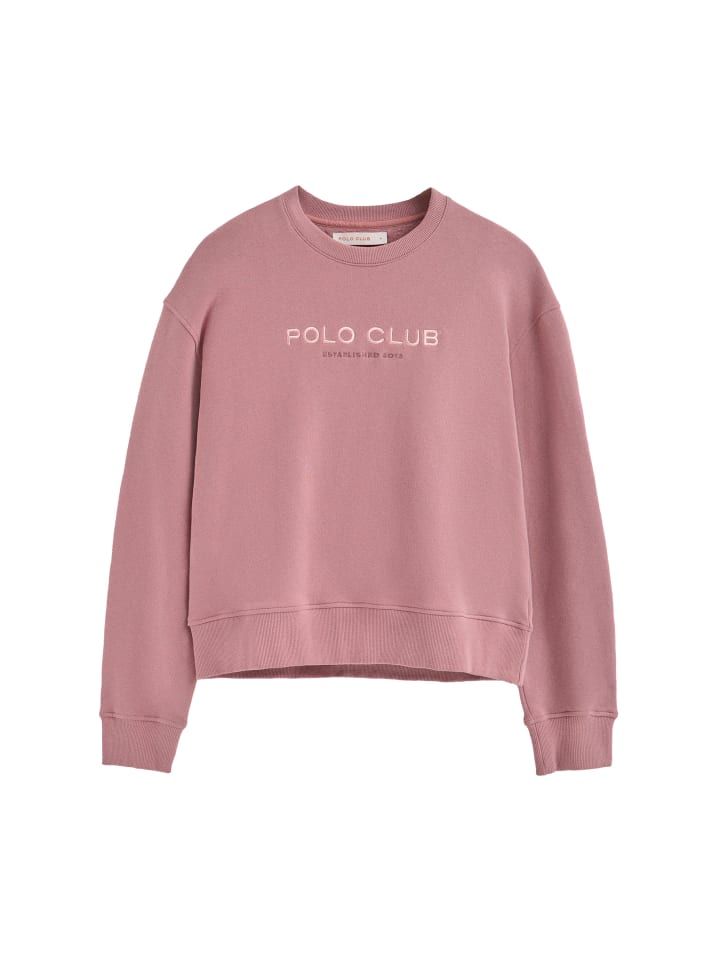

Свитшот пудрово-розового цвета Polo Club