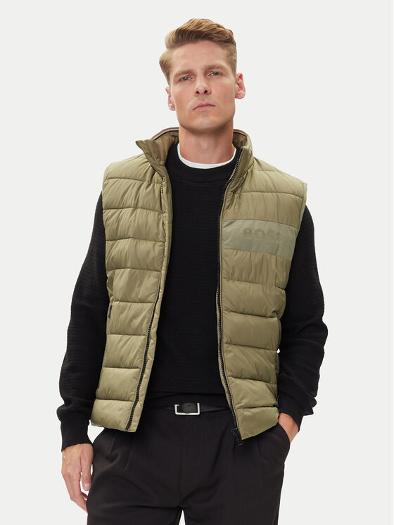 

Жилет regular fit H-Cenito 50518375 Boss, зелёный