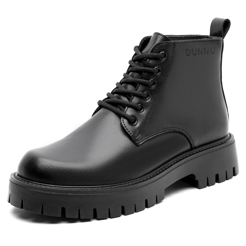 

Dunnu Мужские ботинки Martin с черной подкладкой, цвет Black, Padded