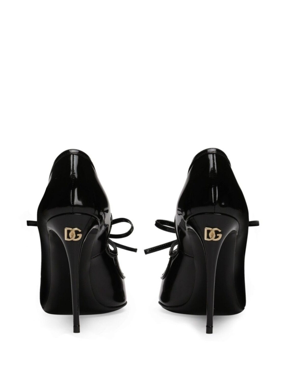 Dolce & Gabbana туфли с завязками на щиколотке, черный — фото 3