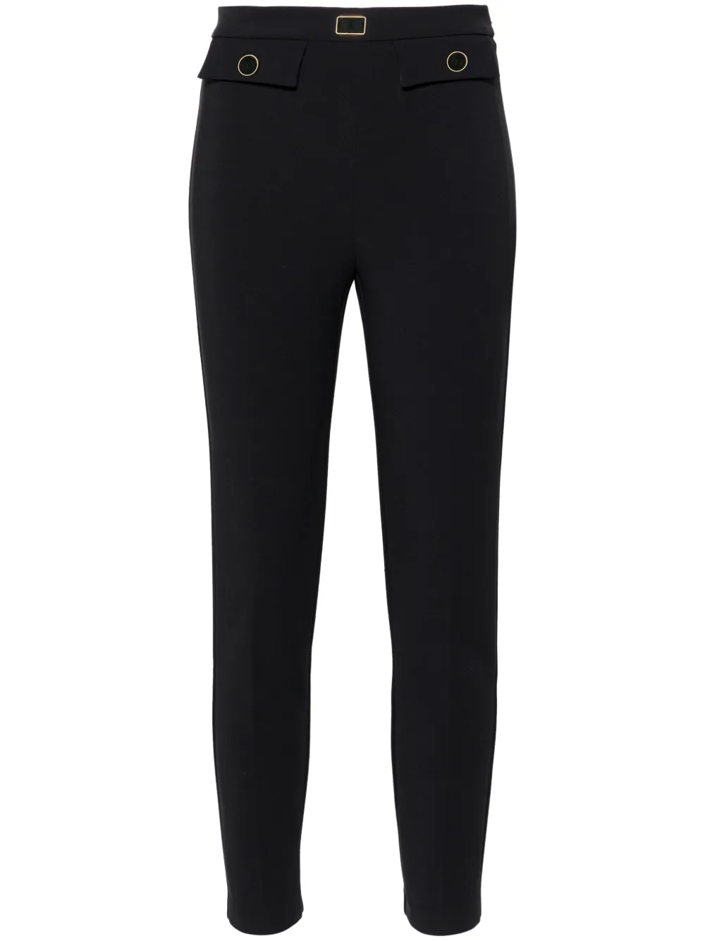 

Узкие брюки с логотипом Elisabetta Franchi, черный