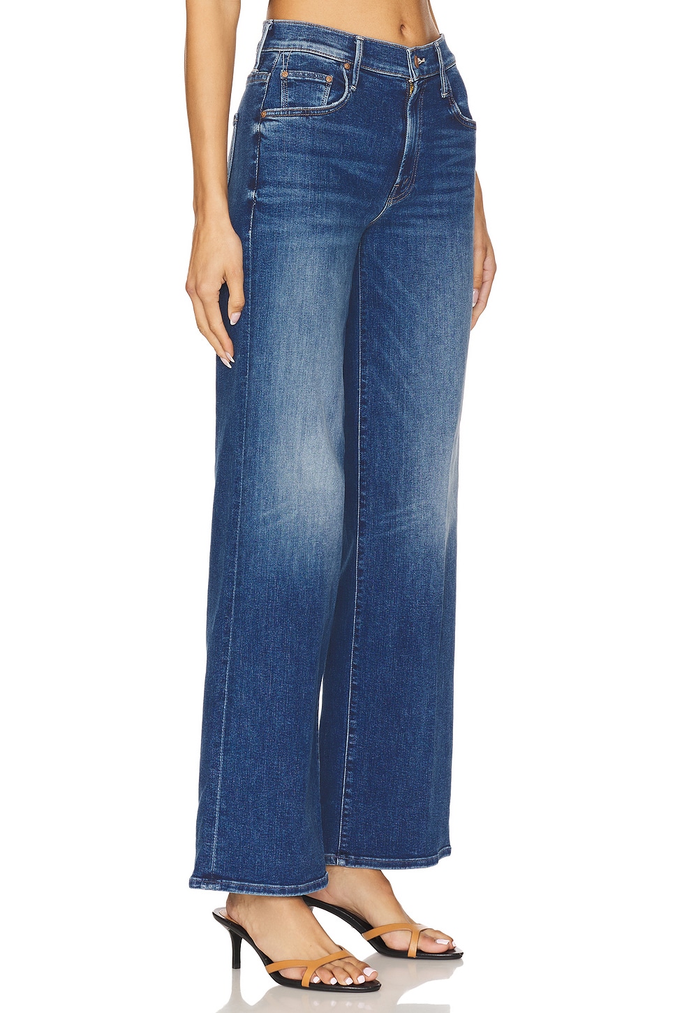 Mother Mid Rise Maven Sneak, over the top — фото 2