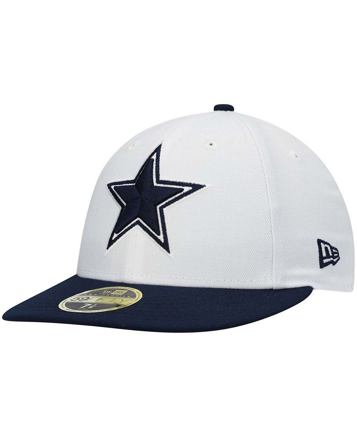 

Мужская белая, темно-синяя приталенная шляпа Dallas Cowboys 59FIFTY New Era