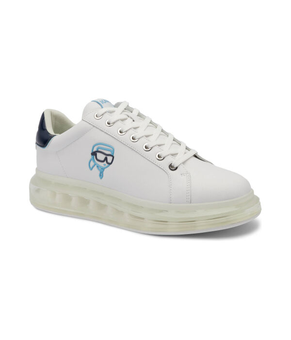 

Кроссовки кожаные Karl Lagerfeld Kapri Kushion Neonft, белый