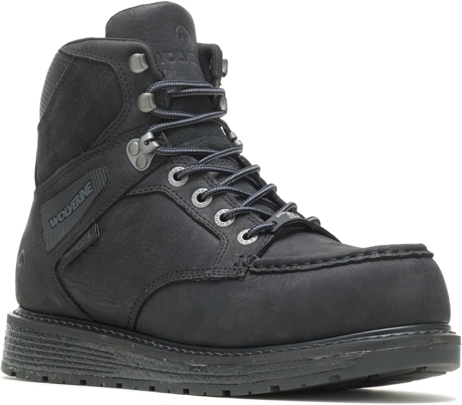 Мужские ботинки Wolverine Hellcat UltraSpring 6 Moc-Toe на танкетке, черный — фото 2