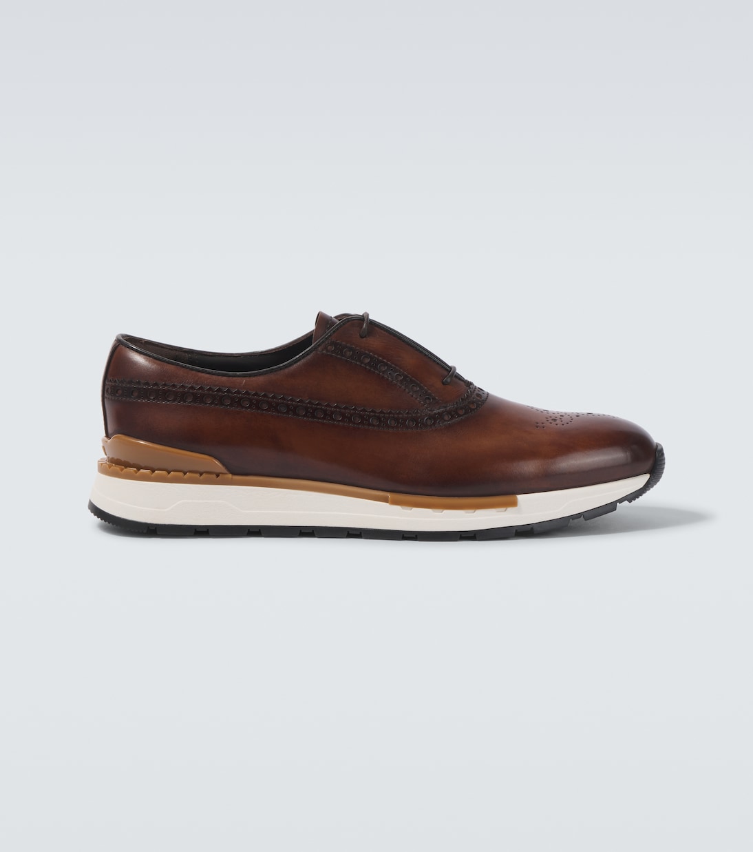 

Кожаные кроссовки Fast Track Berluti, Cacao Intenso