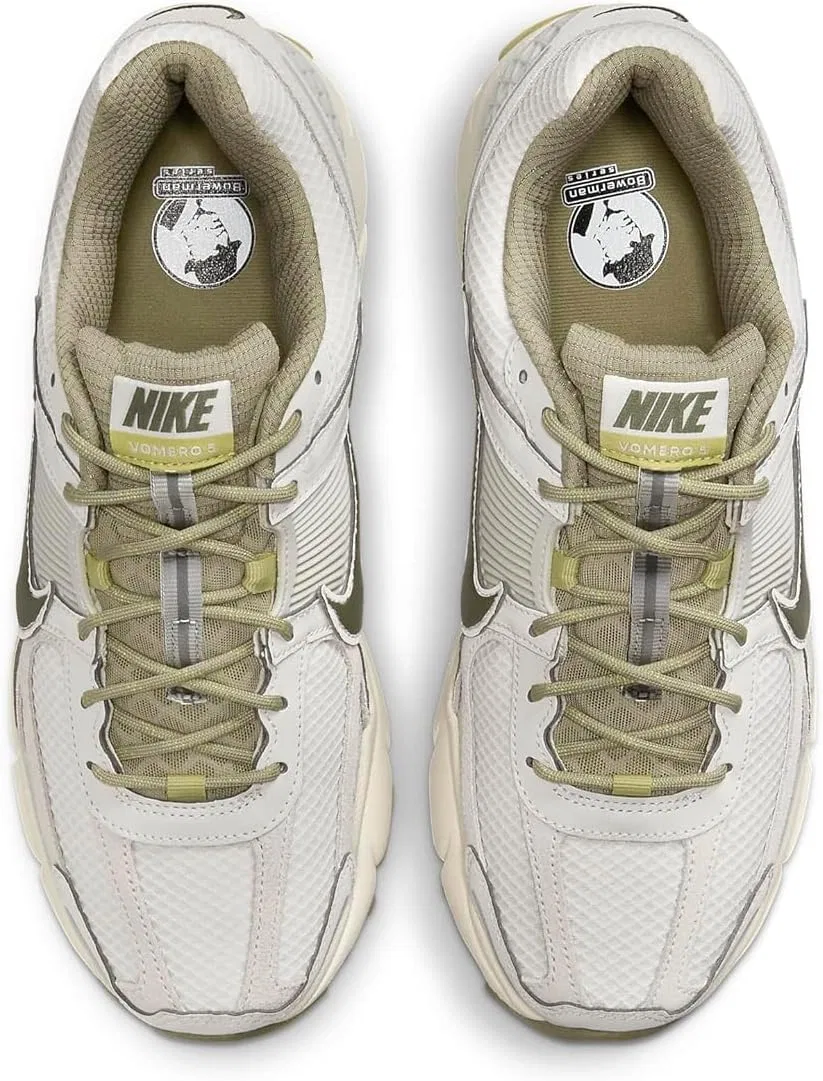 Кроссовки мужские Nike Zoom Vomero 5, Light Bone Medium Olive Neutral Olive — фото 4