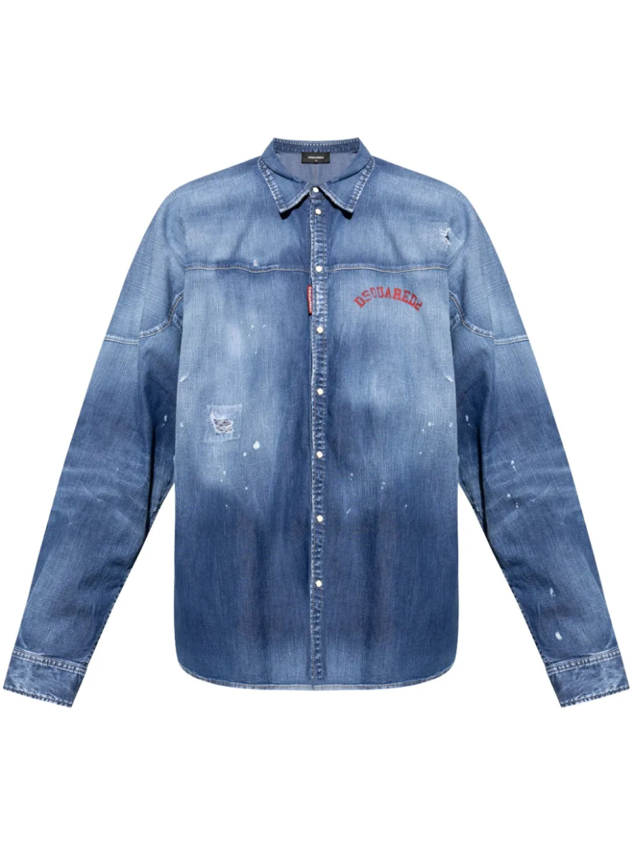 

Рубашка с логотипом DSQUARED2, синий