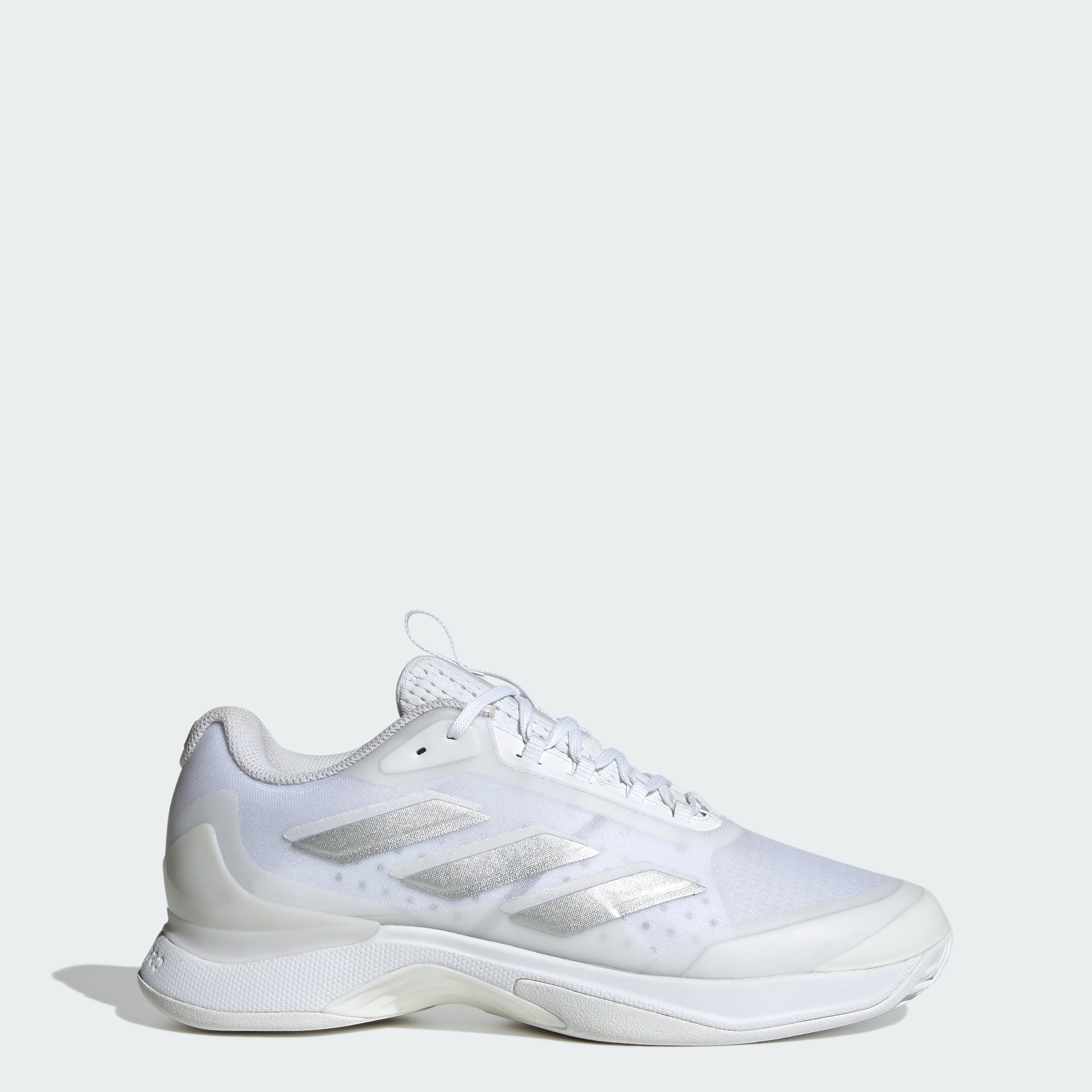 Женские теннисные кроссовки Adidas Avacourt 2, белый/металлик/серый