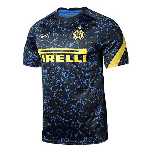 

Футболка inter milan breathe s/s top jersey blueblack Nike, черный