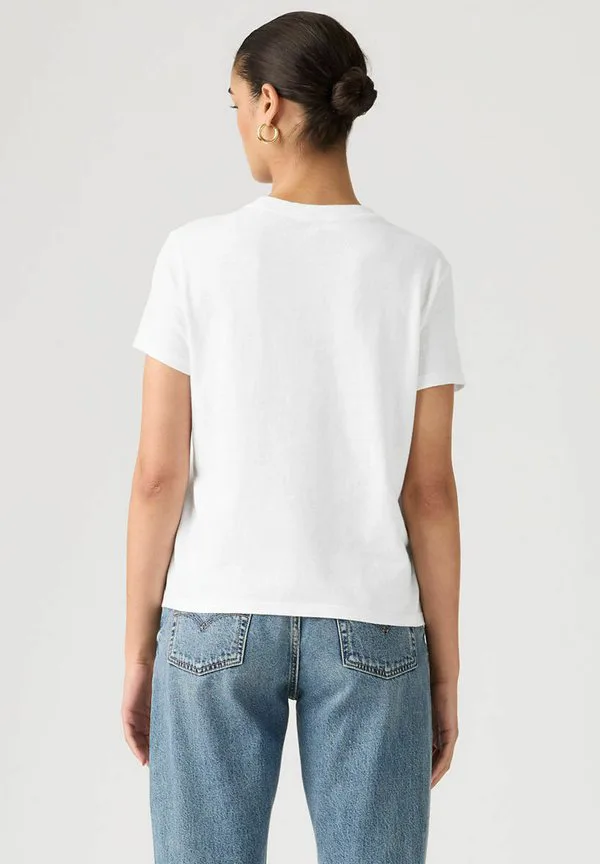 Любимая футболка из фактурной ткани, яркая базовая футболка Levi'S, Bright White — фото 2