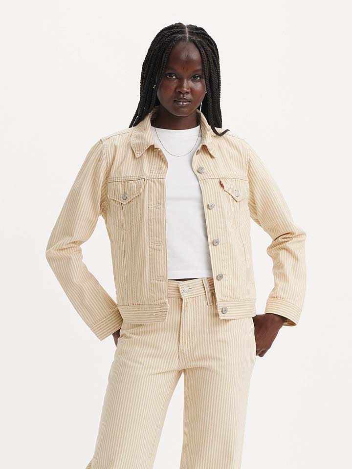 

Джинсовая куртка Levi's, цвет beige/weiß