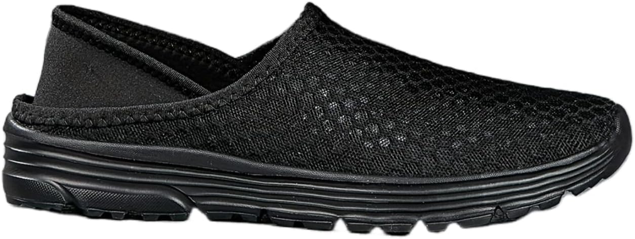 

Мужские кроссовки Hhhchpm с сеткой - легкие, дышащие, быстро сохнущие для активного отдыха и кемпинга, удобная повседневная обувь для мужчин, черный