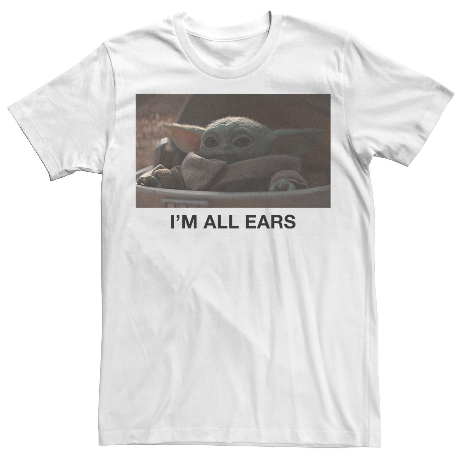 

Мужская футболка The Mandalorian The Child I'm All Ears Tee Star Wars