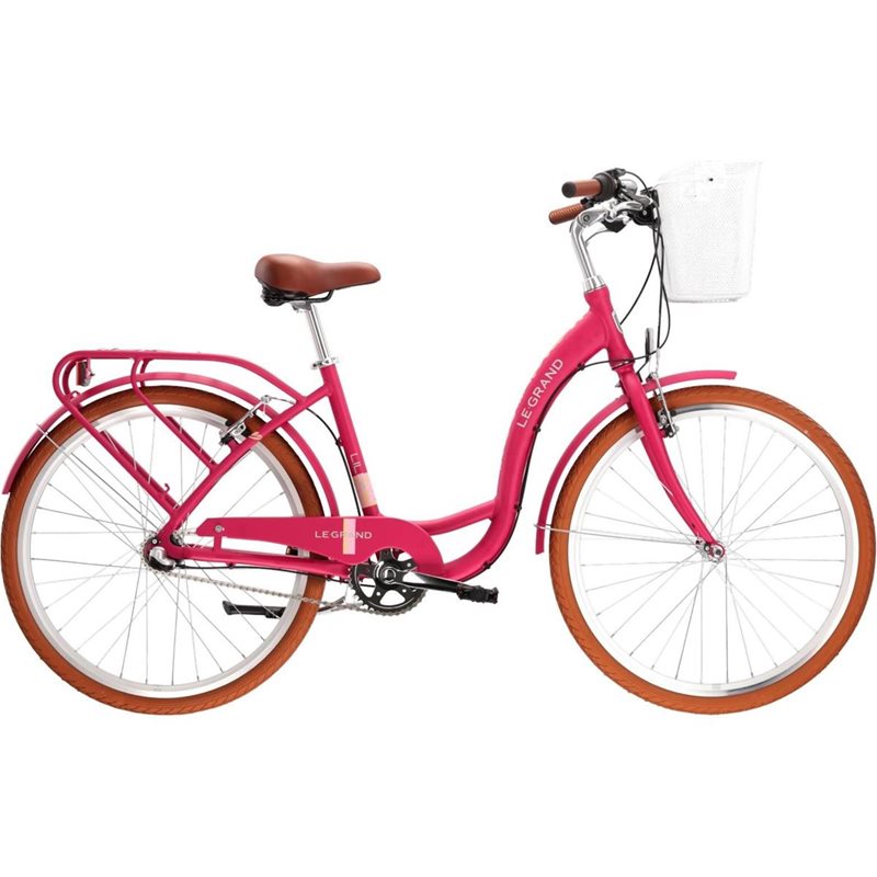 

Женский велосипед Kross Le Grand Lille 3 Pink/Beige 26