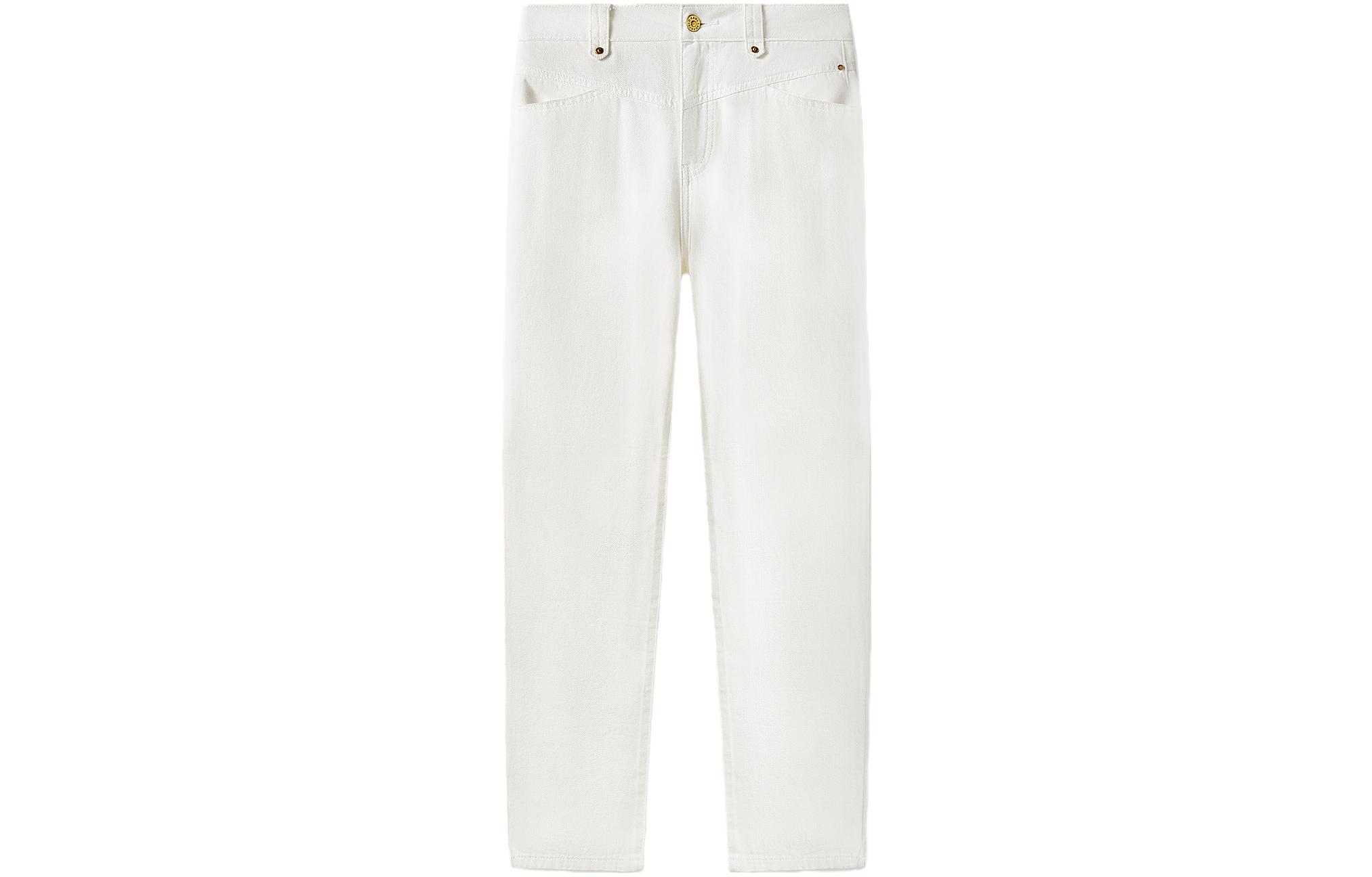 

KARL LAGERFELD Jeans Женские белые джинсы KARL LAGERFELD