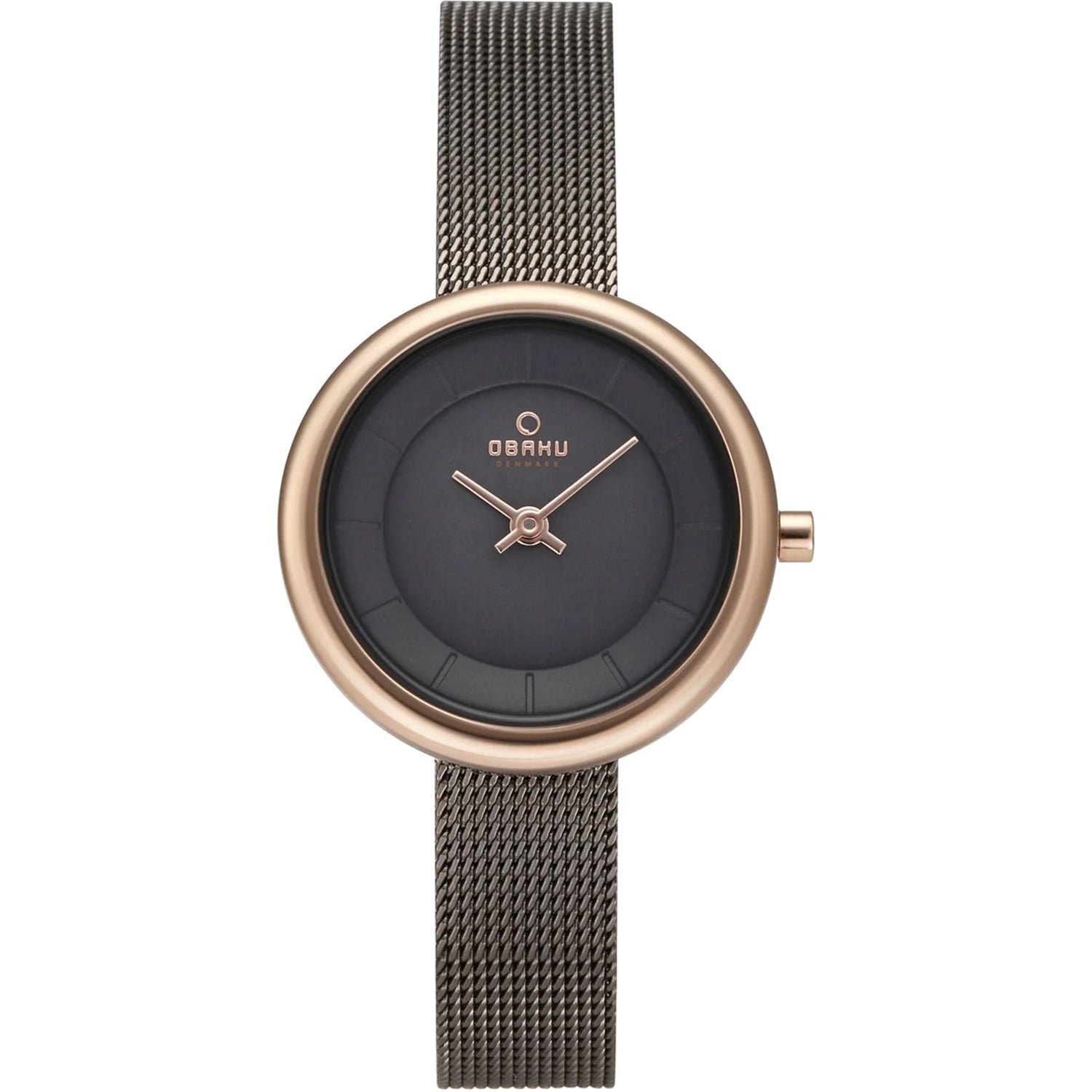 

Obaku женские классические часы с черным циферблатом