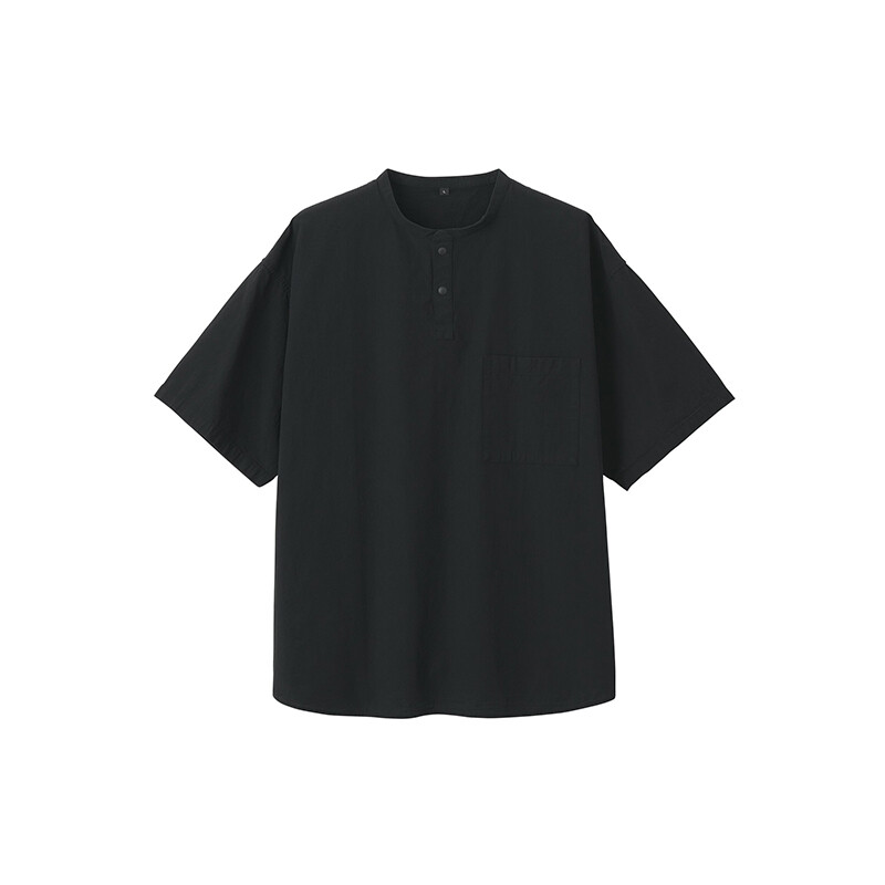 

Футболка мужская Muji Henry с короткими рукавами, бежевый