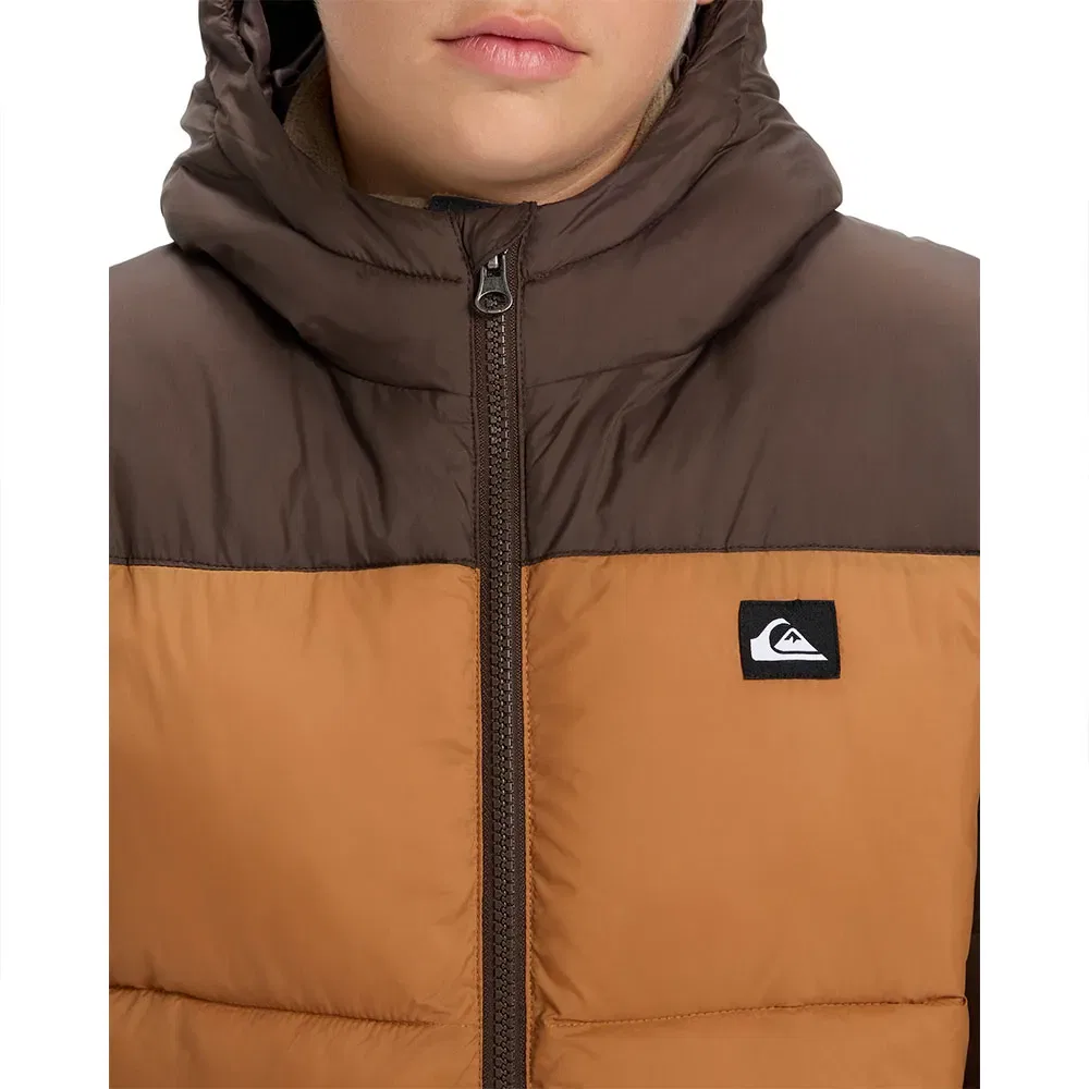 Куртка утепленная Cold Days Quiksilver, коричневый — фото 4