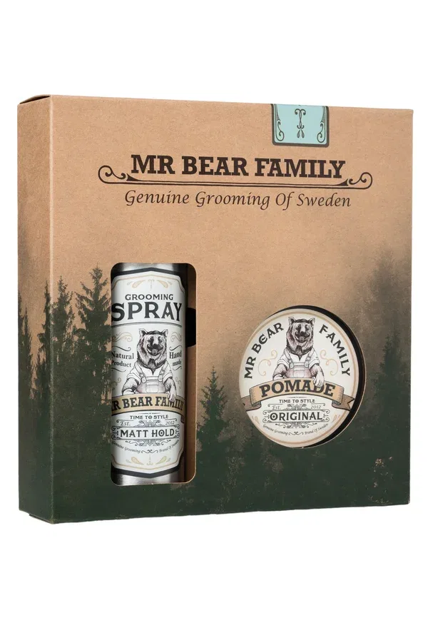 Набор для волос Mr Bear Family Grooming Spray & Pomade, sweetwood — фото 2