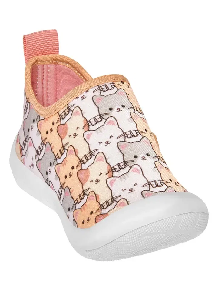 Домашние тапочки детские Playshoes, бежевый — фото 3
