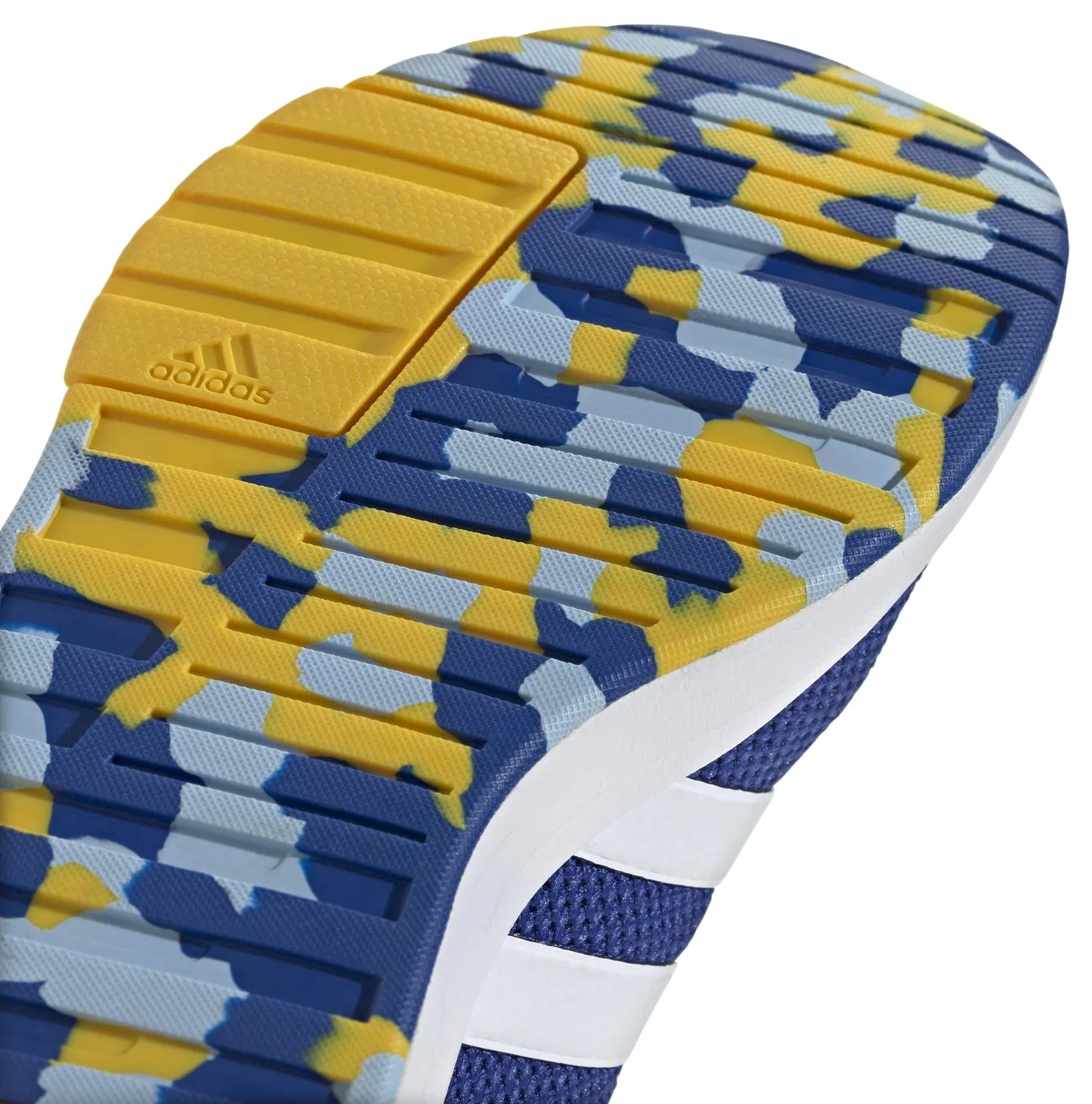 Детские кроссовки для мальчиков с шнуровкой Racer Tr23 Adidas, Team Royal Blue White Yellow — фото 2