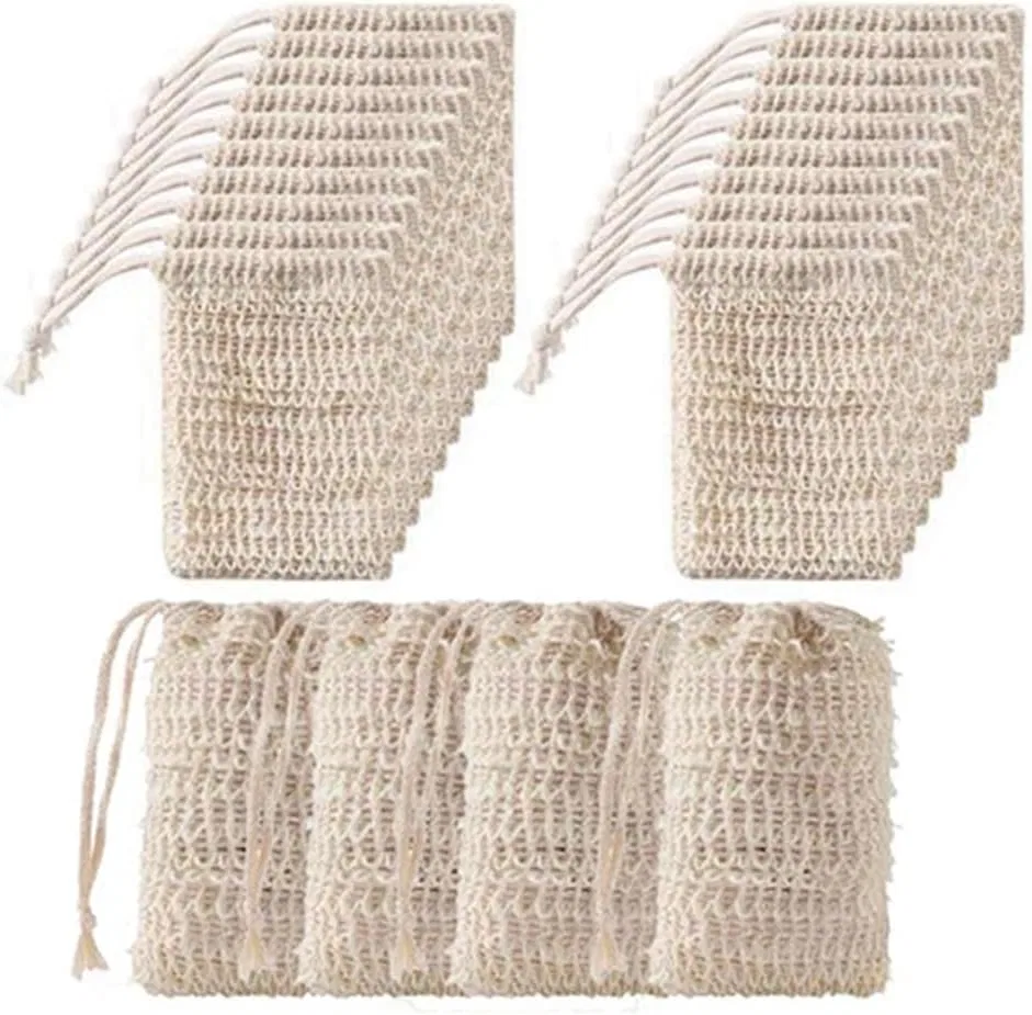 Набор мешочков для душа Sisal Peeling, XUJIAN, 50 шт, 9x14 см