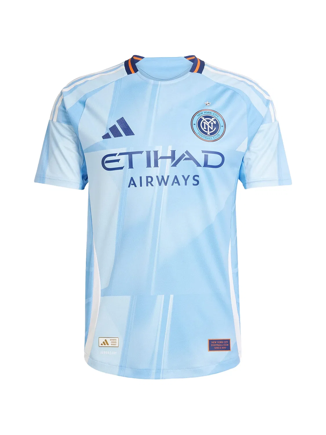 Футболка New York City FC синяя Adidas, синий