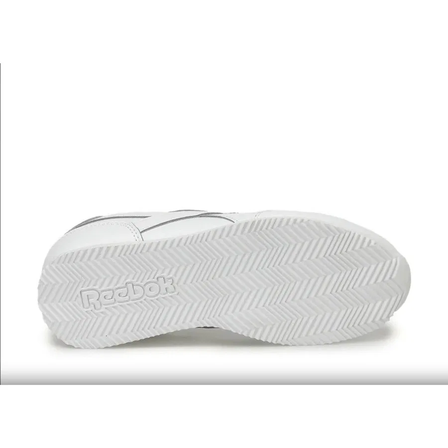 Кроссовки детские с кожаным верхом и дышащей сеткой ROYAL CLJOG Reebok, Белый — фото 4