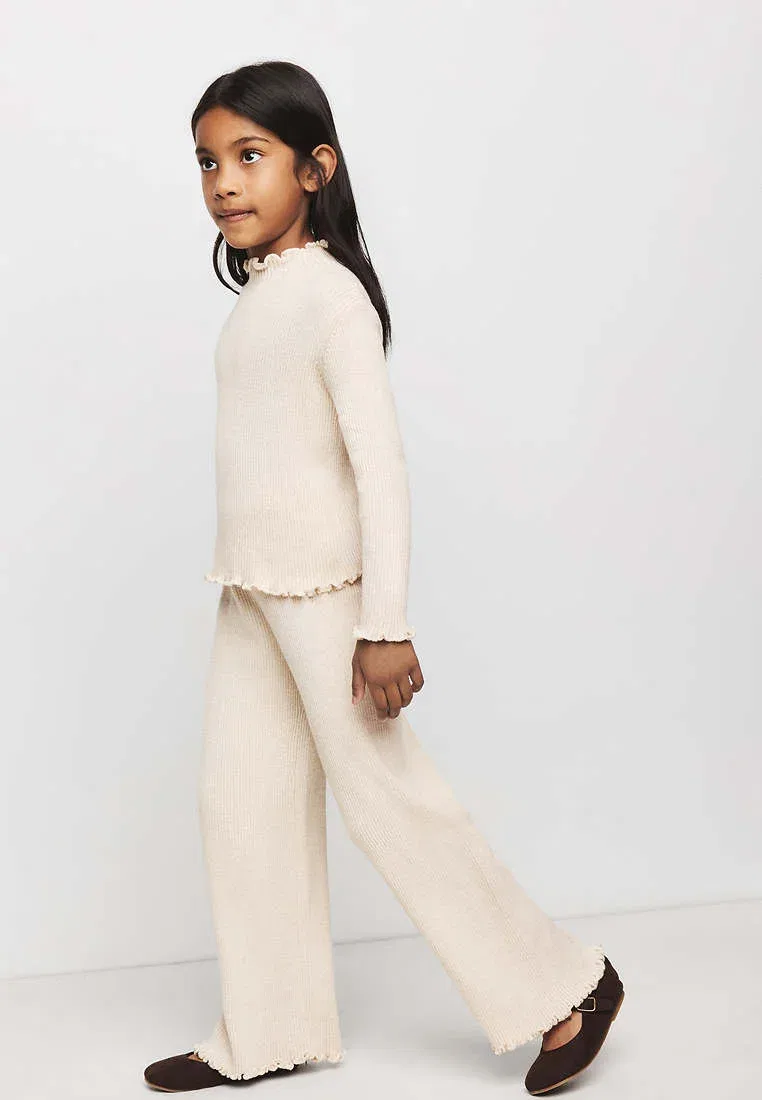 Детские штаны Mango Kids, Beige