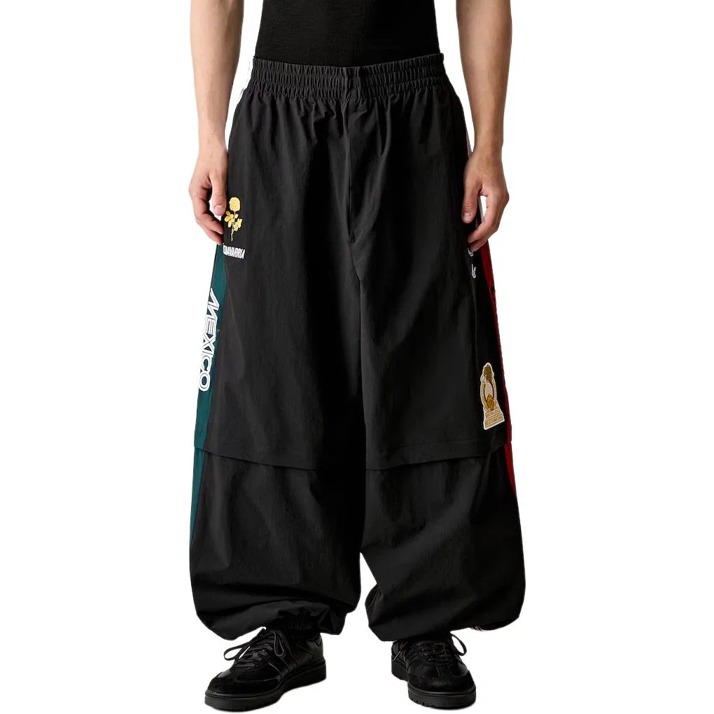 Трикотажные спортивные штаны, широкие, Adidas Originals, Black
