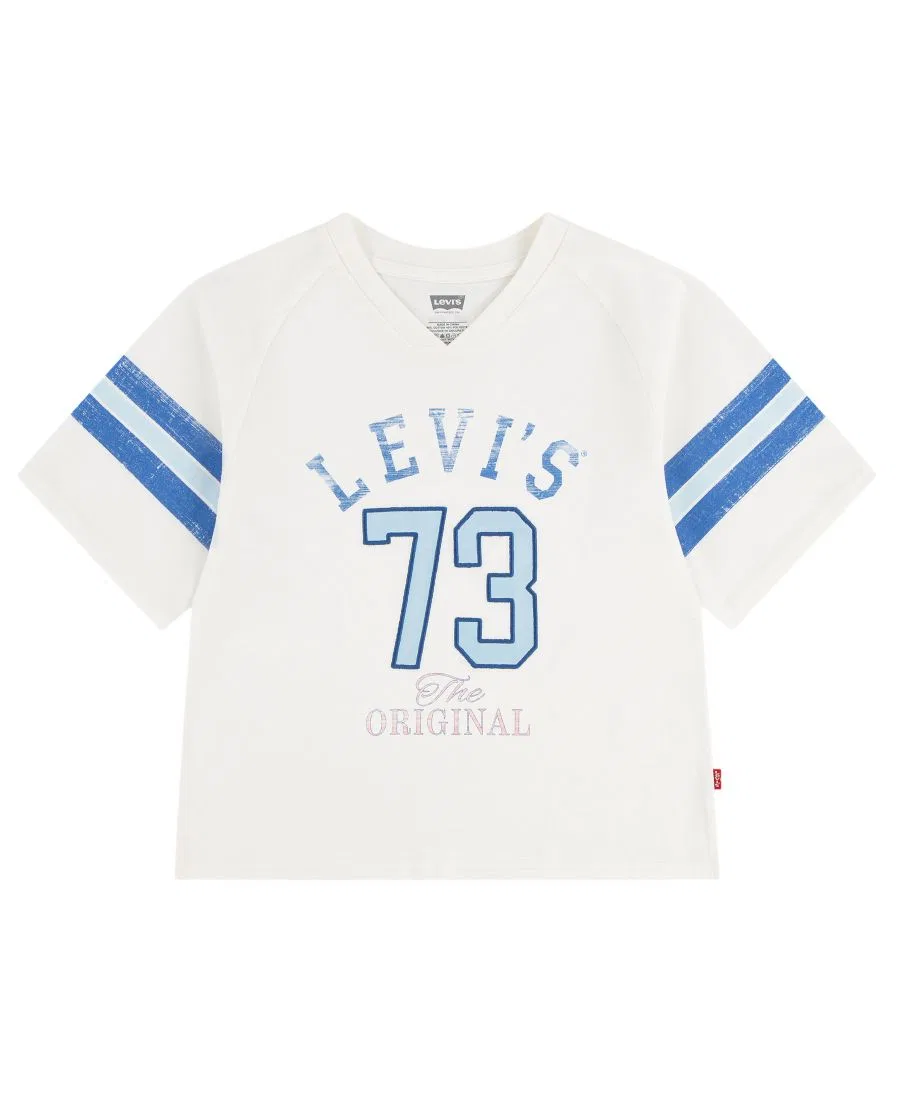 Футболка с V-образным вырезом и реглан-рукавами, с принтом Levi's Levi's Egret — фото 4