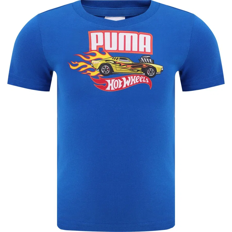 Футболка с коротким рукавом X HOT WHEELS Graphic Puma, Синий — фото 4